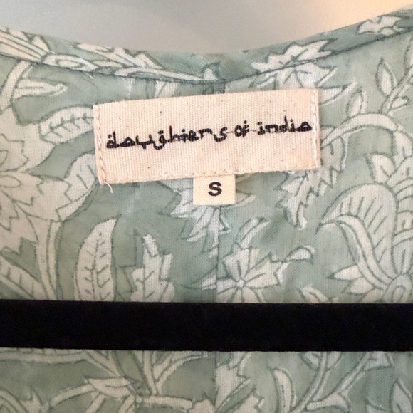 Daughters of India Mint Green Mini Dress - Picture 4 of 4